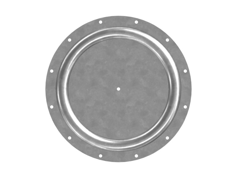 Плоская диафрагма с выемкой