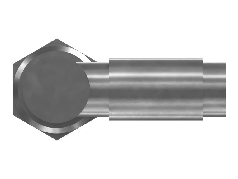 Соединитель под углом 90 градусов размером 11/16'' x 1/2''