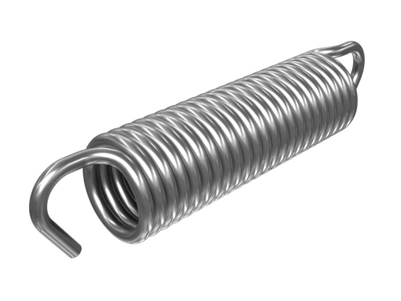 Пружина сжатия длиной в свободном состоянии 61,50 мм