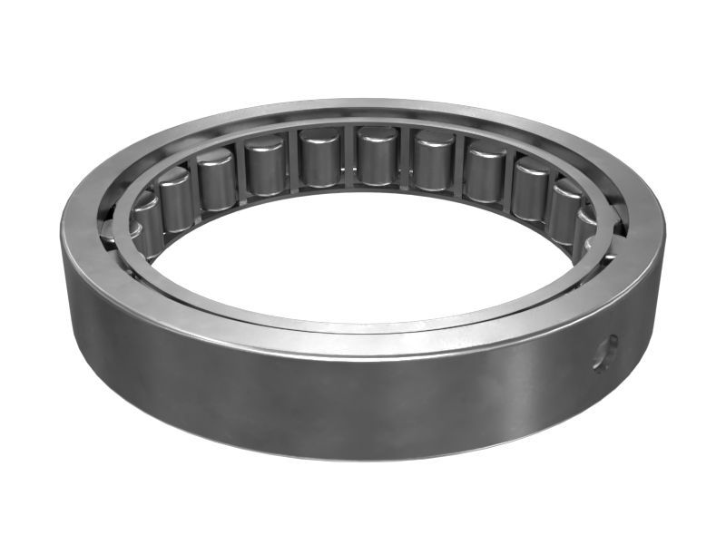 Кольцо подшипника и ролик в сборе