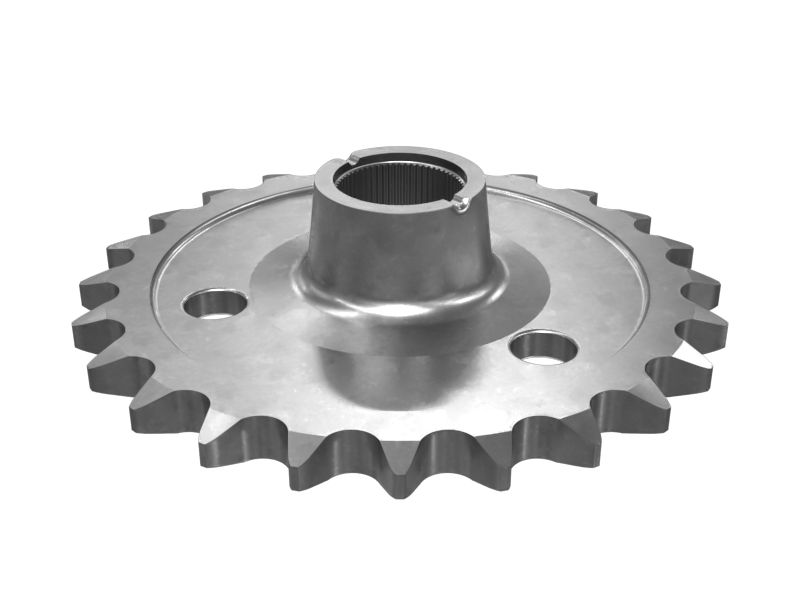 486,49 мм шагного диаметра сдвоенного колесного колеса