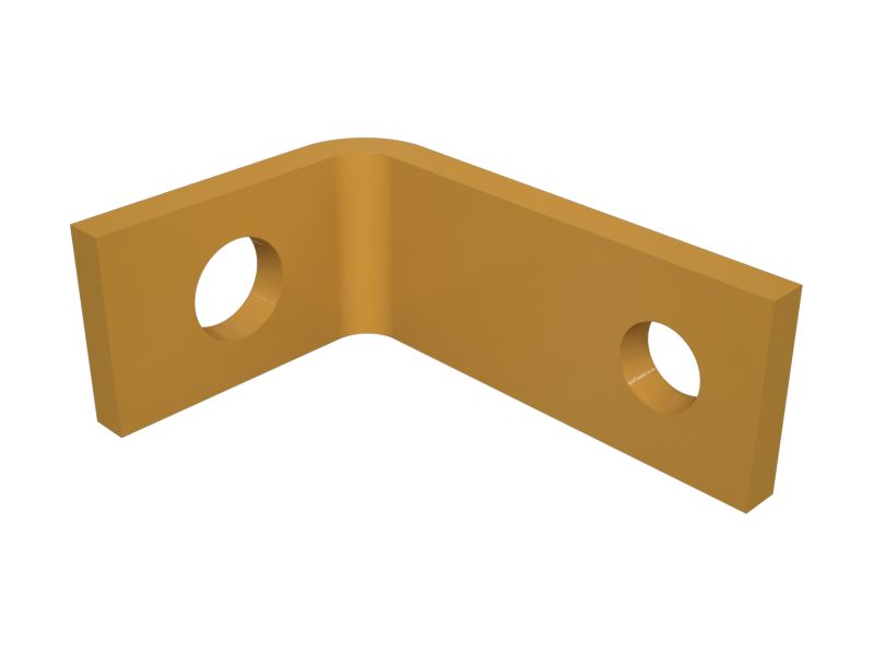 Монтажный L-образный кронштейн толщиной 5 мм