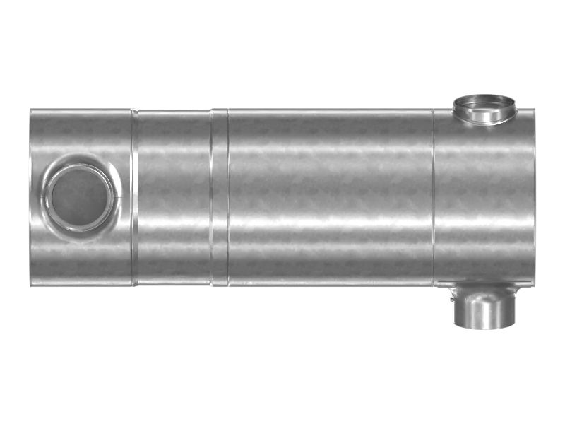 Глушитель и конвертер длиной 1026,9 мм