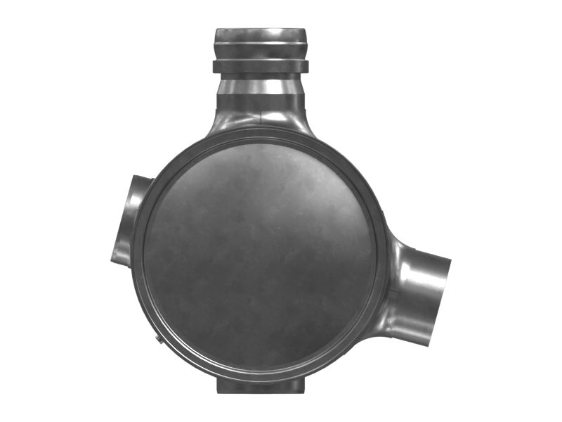 Глушитель и конвертер длиной 1026,9 мм