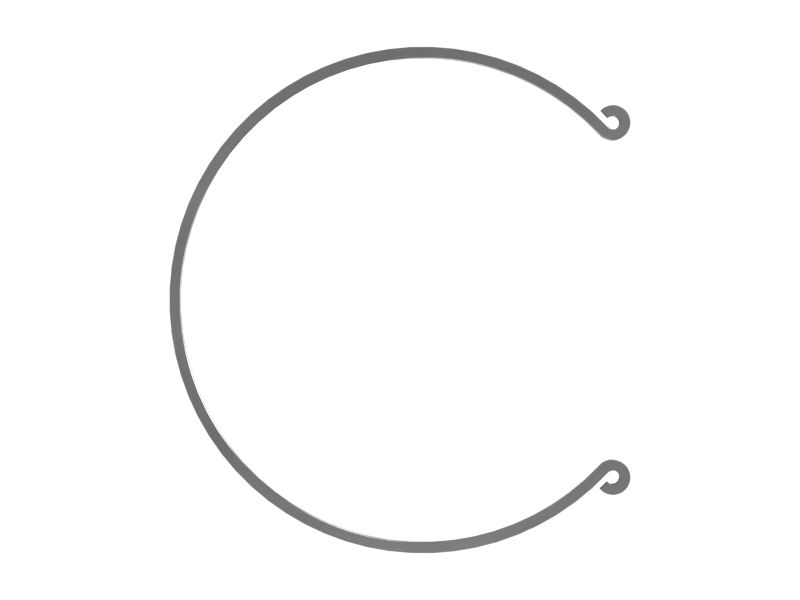 Пружинный зажим шириной 11,125 мм для водопроводов