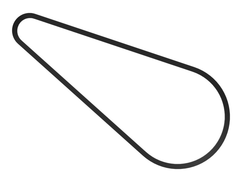 Набор клиновых ремней привода вентилятора