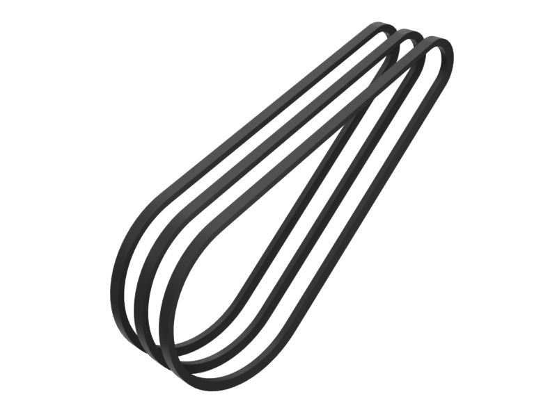 Набор клиновых ремней привода вентилятора