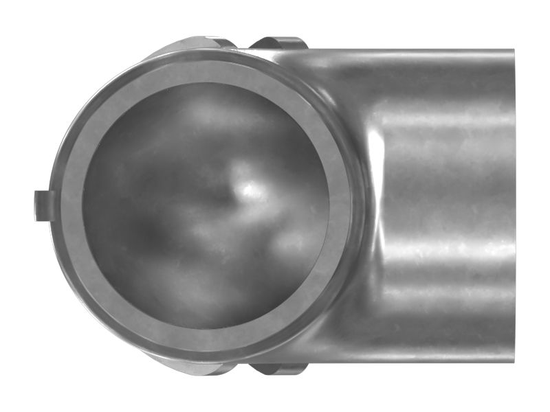 Коленчатый патрубок с углом 90 градусов, внутренний диаметр 152,4 мм