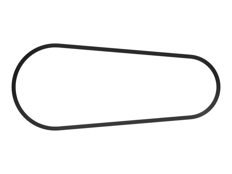 Комплект клиновых ремней привода двигателя и вентилятора