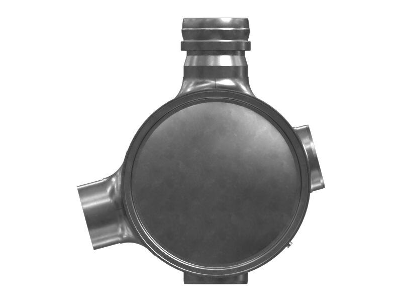 Глушитель и конвертер длиной 1026,9 мм