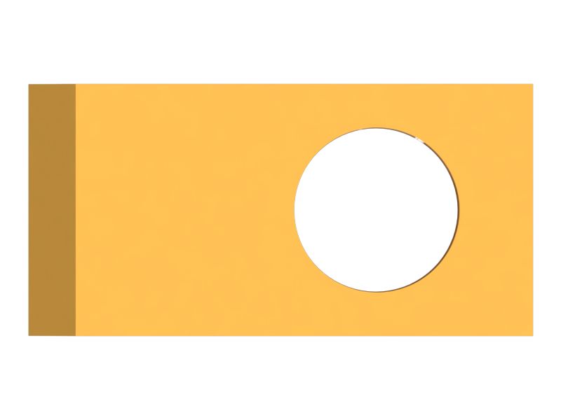 Стальной блок толщиной 25,40 мм