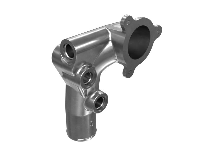 Коленчатый патрубок водяного насоса