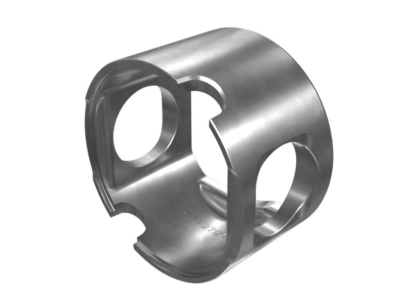 Юбка поршня с диаметром отверстия 129,935 мм