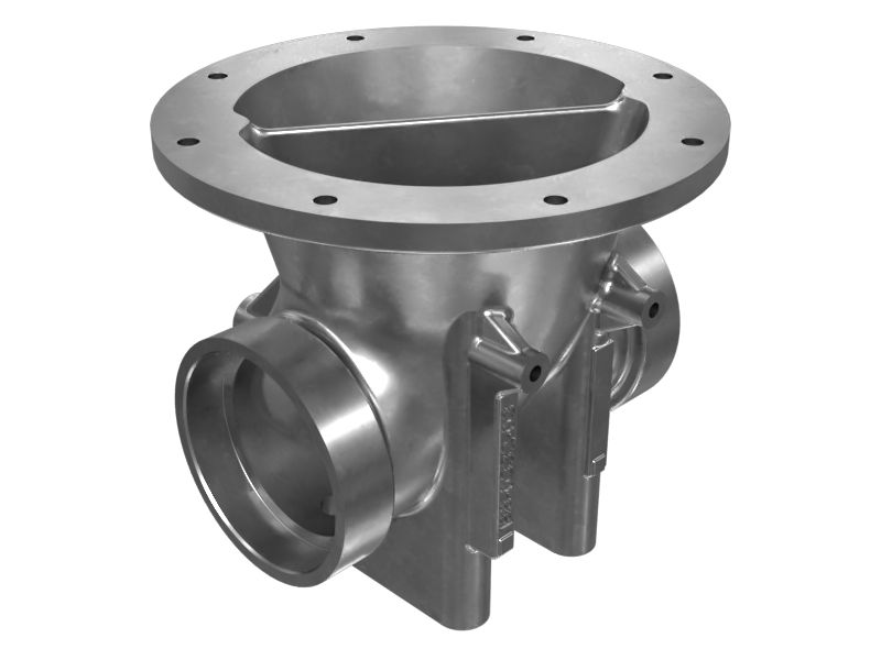 Коленчатый патрубок выхлопной трубы с внутренним диаметром 100 мм