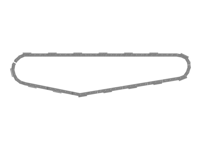 Роликовая цепь подъемника с 76 звеньями