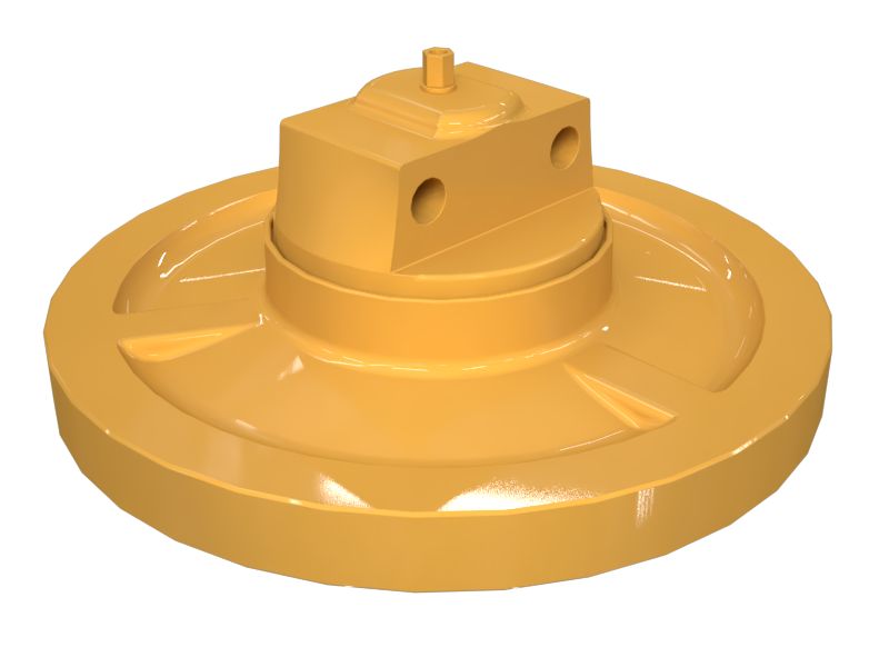 Нижний ролик цепи подъемника