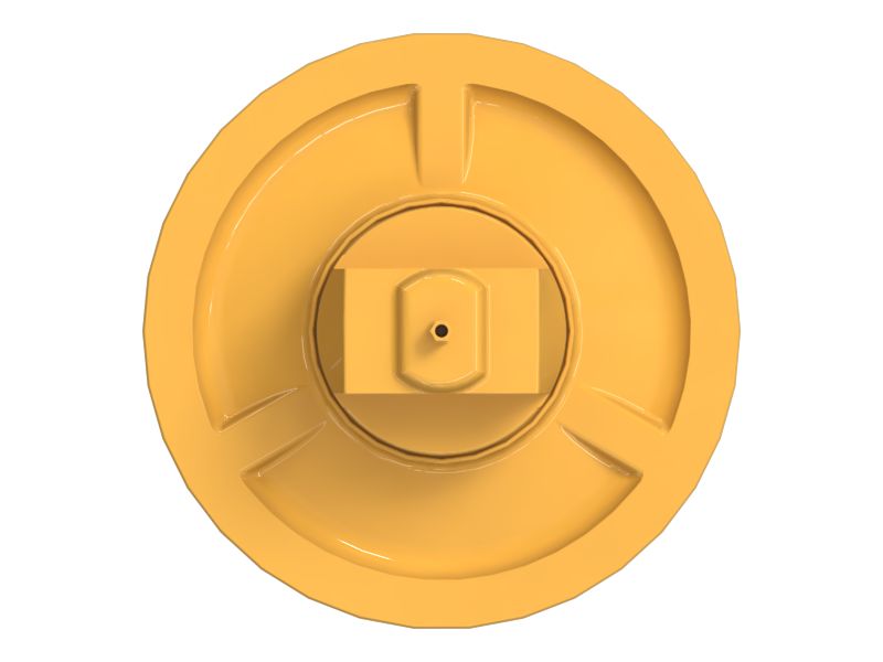 Нижний ролик цепи подъемника