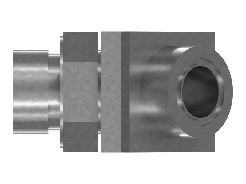 Переходной коленчатый патрубок 45° (ORFS/STOR)