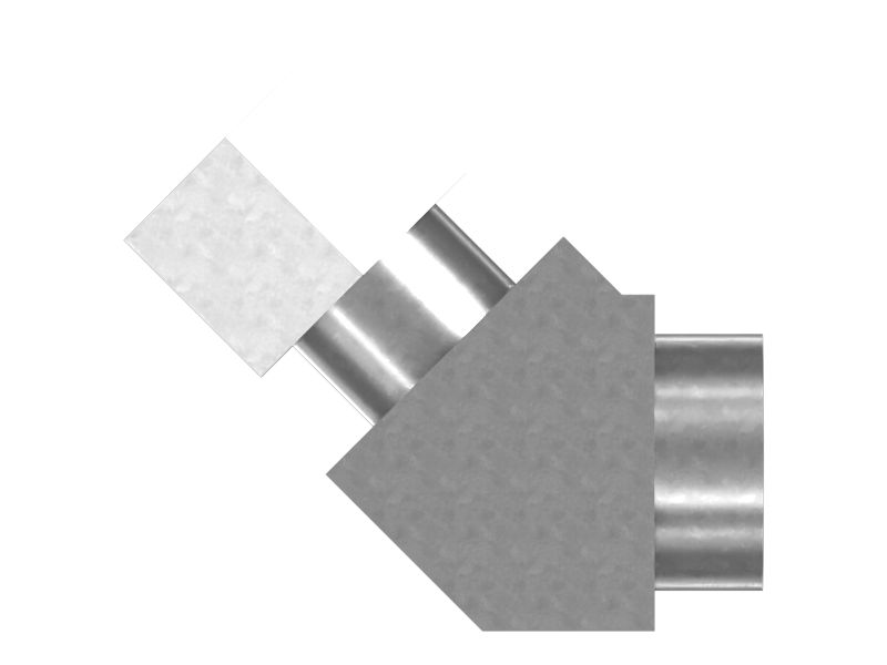 Переходной коленчатый патрубок