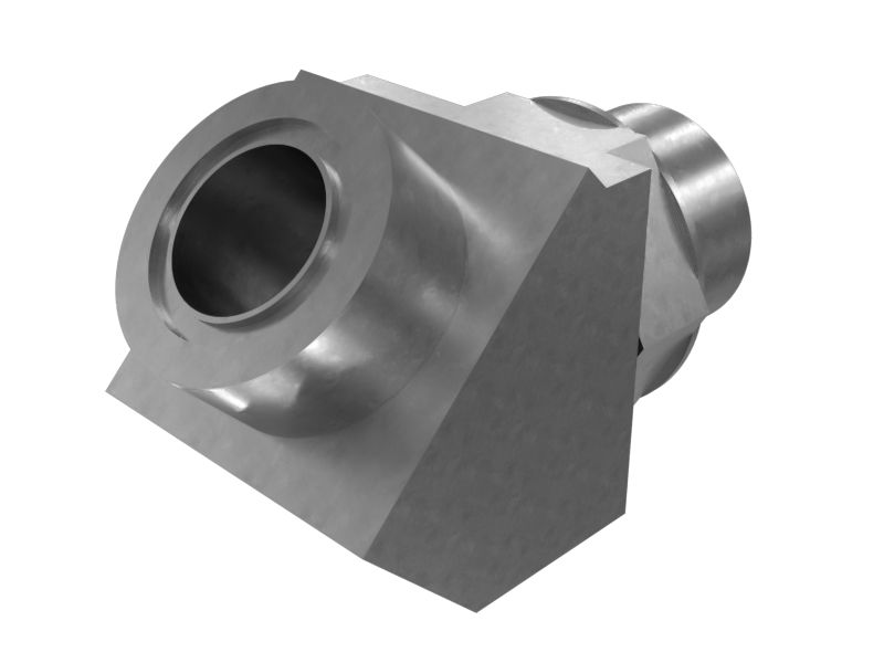 6V-9005: Переходной коленчатый патрубок 45° (ORFS/STOR)