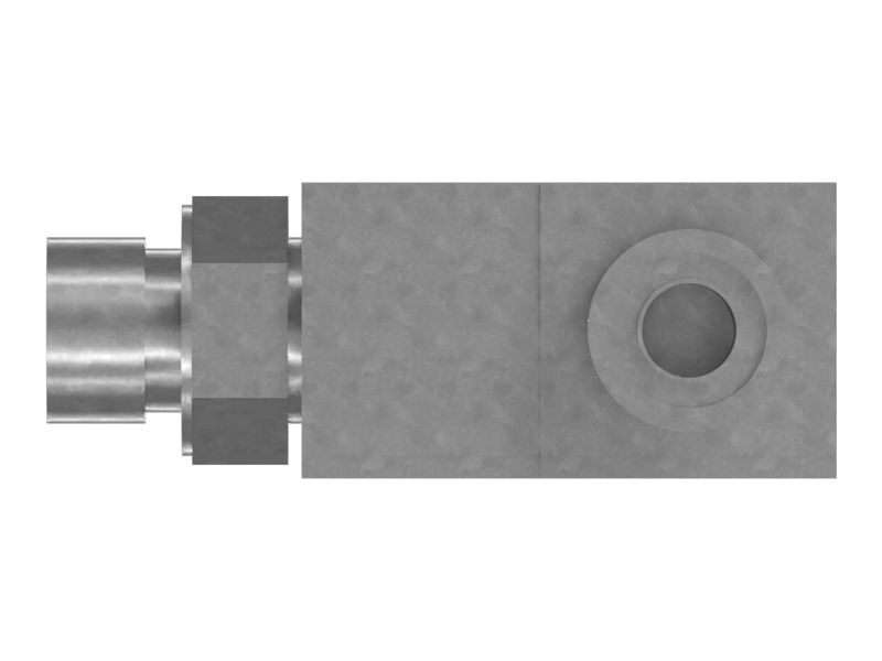 Переходной коленчатый патрубок 90° (ORFS/STOR)