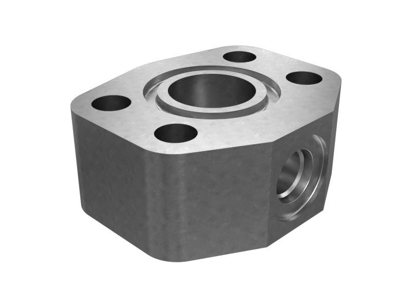 9J-3866: Переходник трубопроводов системы рулевого управления