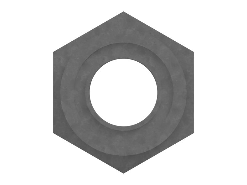 Прямой шестигранный переходник 31,75 мм