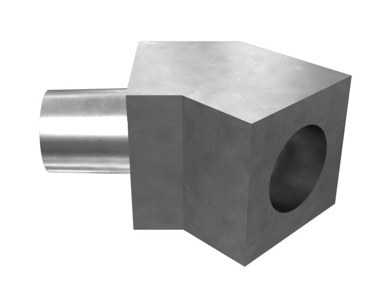 8L-5008: Adapter kolanko NPTF 45 stopni