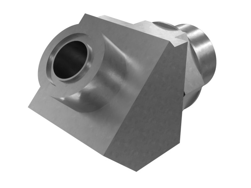 8T-4149: Угловой адаптер с STOR на ORFS с углом 45 градусов