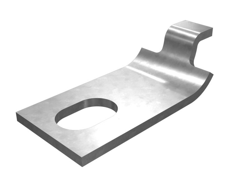 Стальной зажим с одной трубкой диаметром 19,05 мм