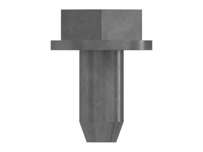 Резьбонакатный метрический винт с шестигранной фланцевой головкой