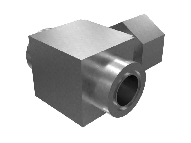 Адаптер поворотного тройника с шестигранной головкой с наружной резьбой на мужской и женский