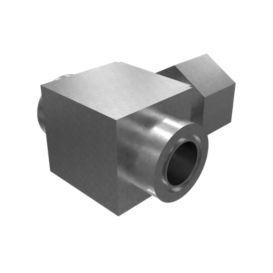 6V-9847: 凸端至凸端至凹端六角头旋转三通适配器