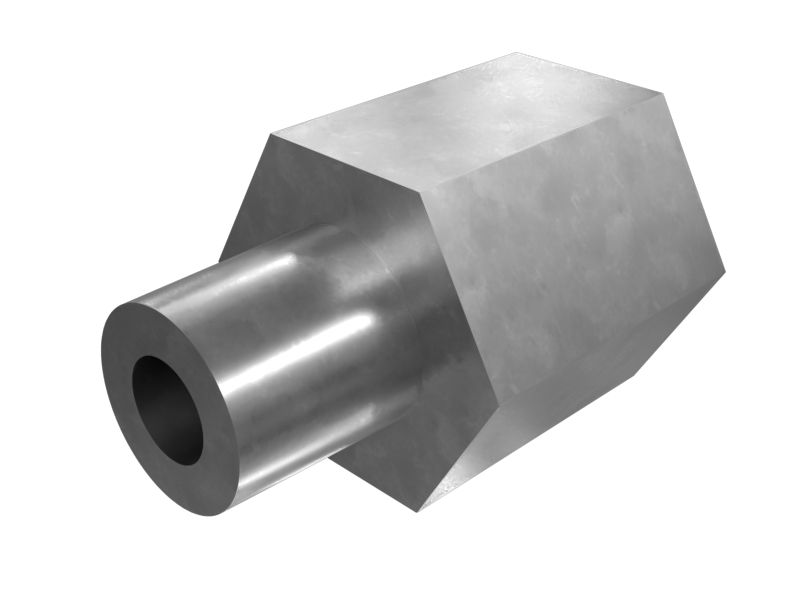 Прямой адаптер для трубы с резьбой 1/8-27 NPTF