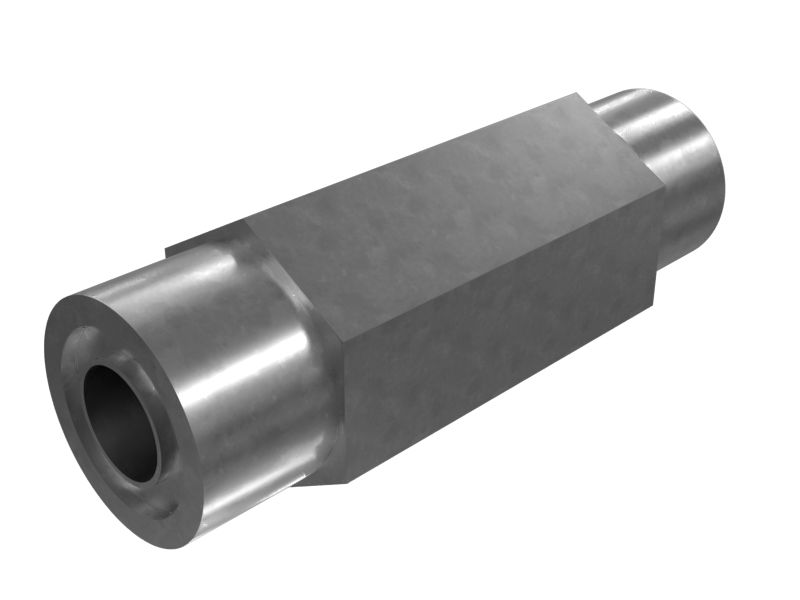 8T-0077: Прямой переходник с уплотнительным кольцом и шестигранной головкой 13/16-16 X 3/4-16