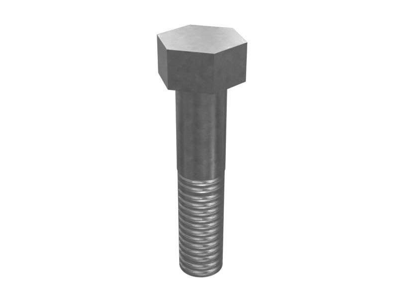 2B-0947: 1/2"-13 x 2 1/4" 六角头螺栓