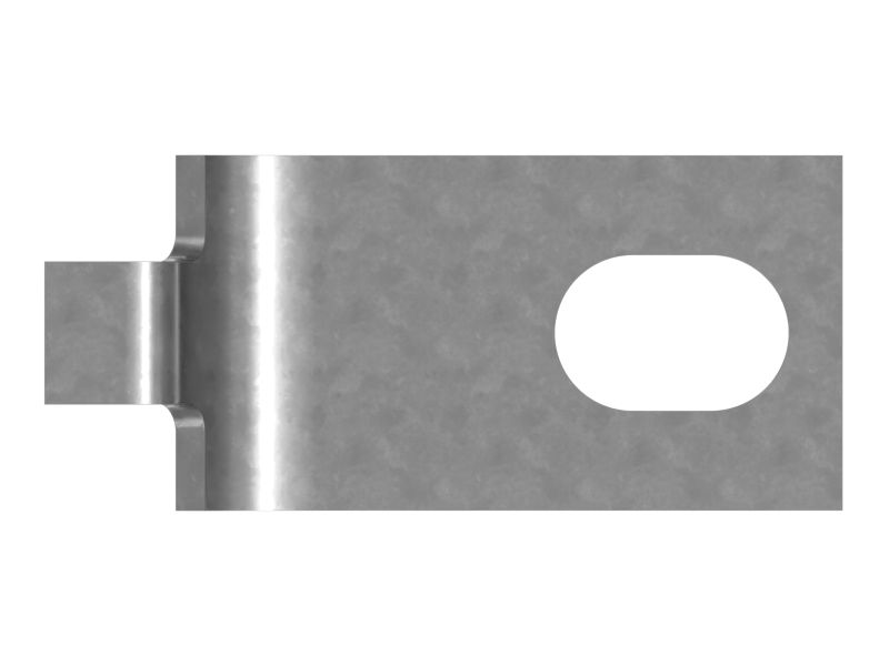 Стальной зажим с одной трубкой диаметром 19,05 мм