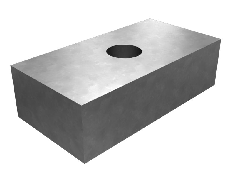 251-3104: M8 Threaded Block