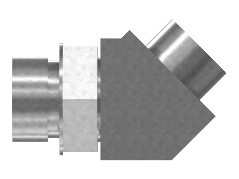 Угловой адаптер с STOR на ORFS с углом 45 градусов