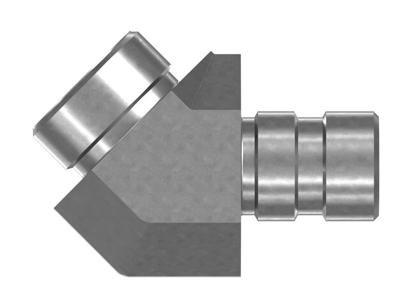 Переходной коленчатый патрубок