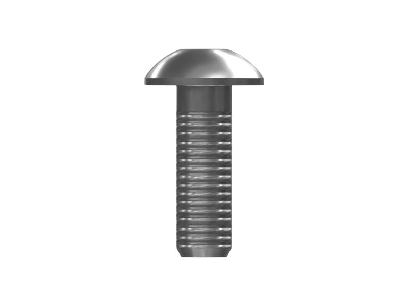 Винт с полусферической головкой и звездообразным шлицом длиной 25 мм