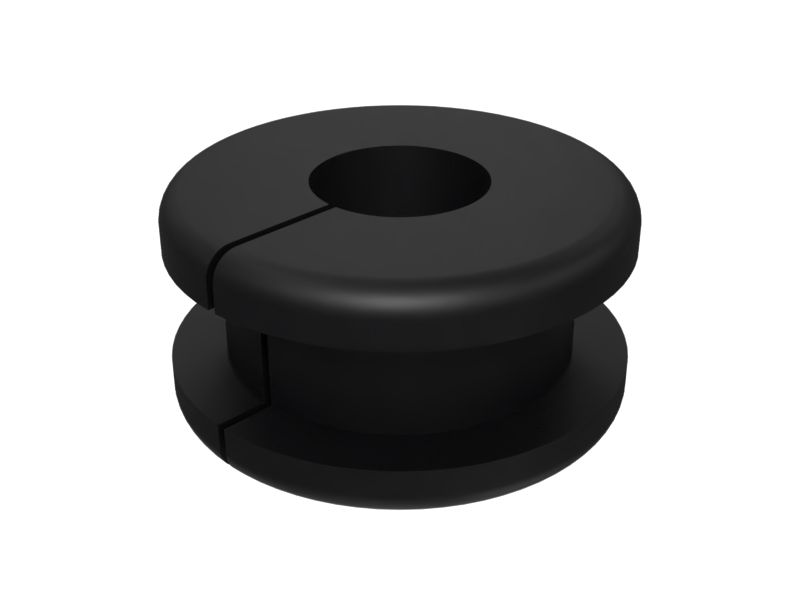 Резиновое уплотнение с двойным фланцем 9,50 мм