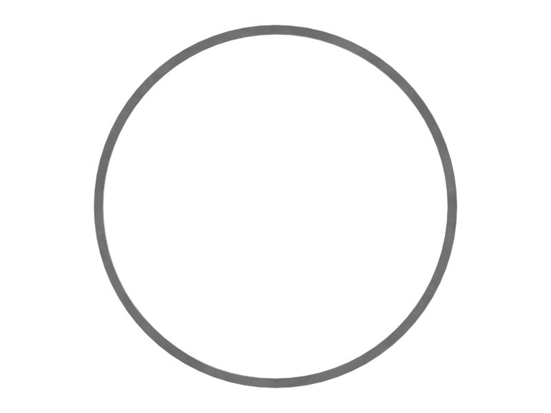 Пластиковое кольцо с наружным диаметром 140 мм