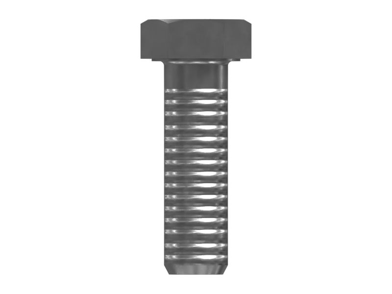 6V-8197: M12-1.75 x 40mm Hex Head Bolt