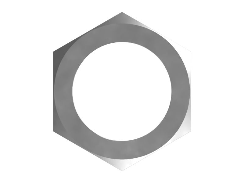 Шестигранная контргайка с наружной резьбой 13/16-16