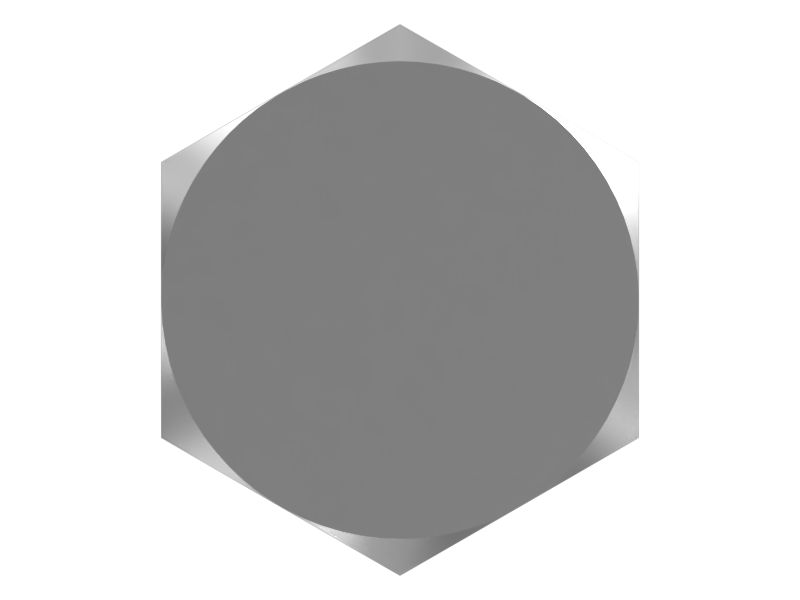 Болт с шестигранной головкой 1/4"-20 x 3