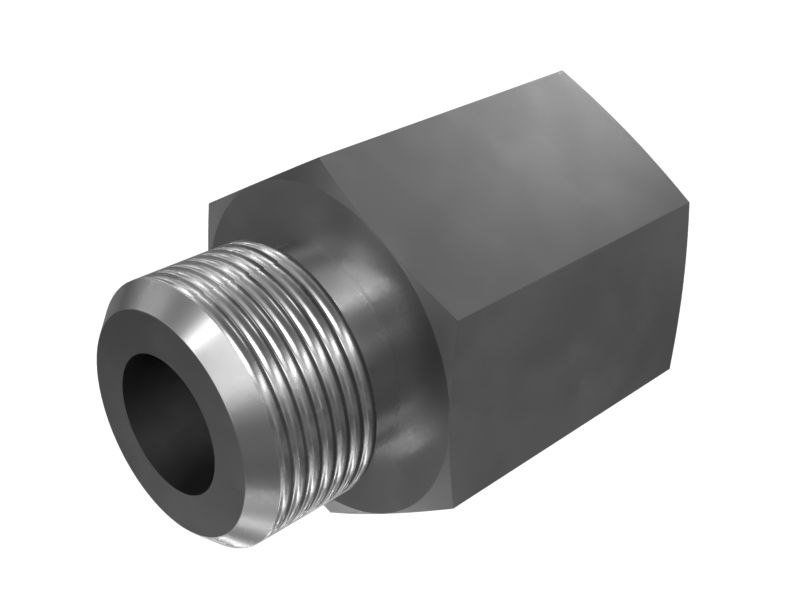 Прямой переходник с уплотнительным кольцом с шестигранной головкой NPTF 1/4-18