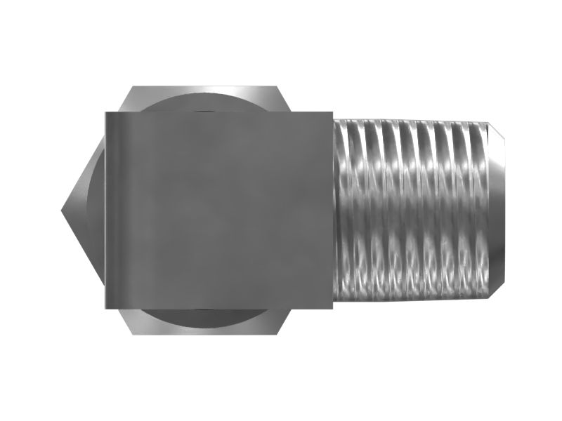 Переходной коленчатый патрубок жидкостной системы