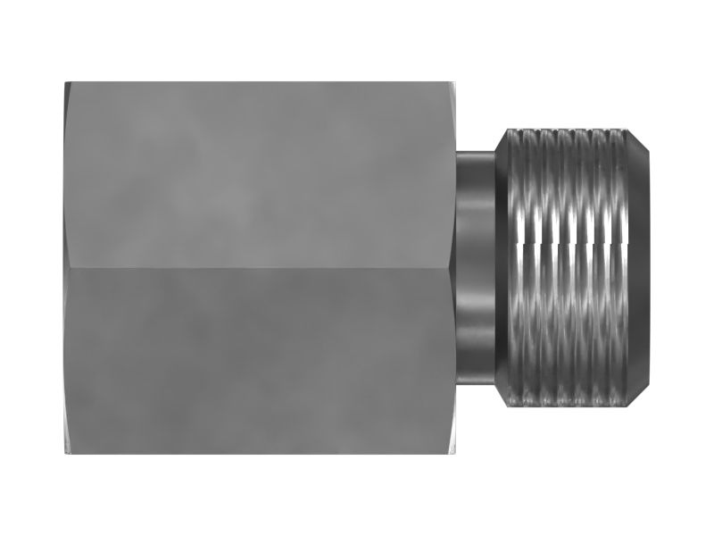 Прямой переходник с уплотнительным кольцом с шестигранной головкой NPTF 1/4-18