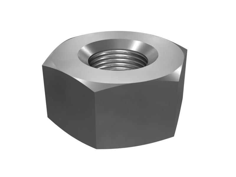 Шестигранная гайка 0,250 дюйма